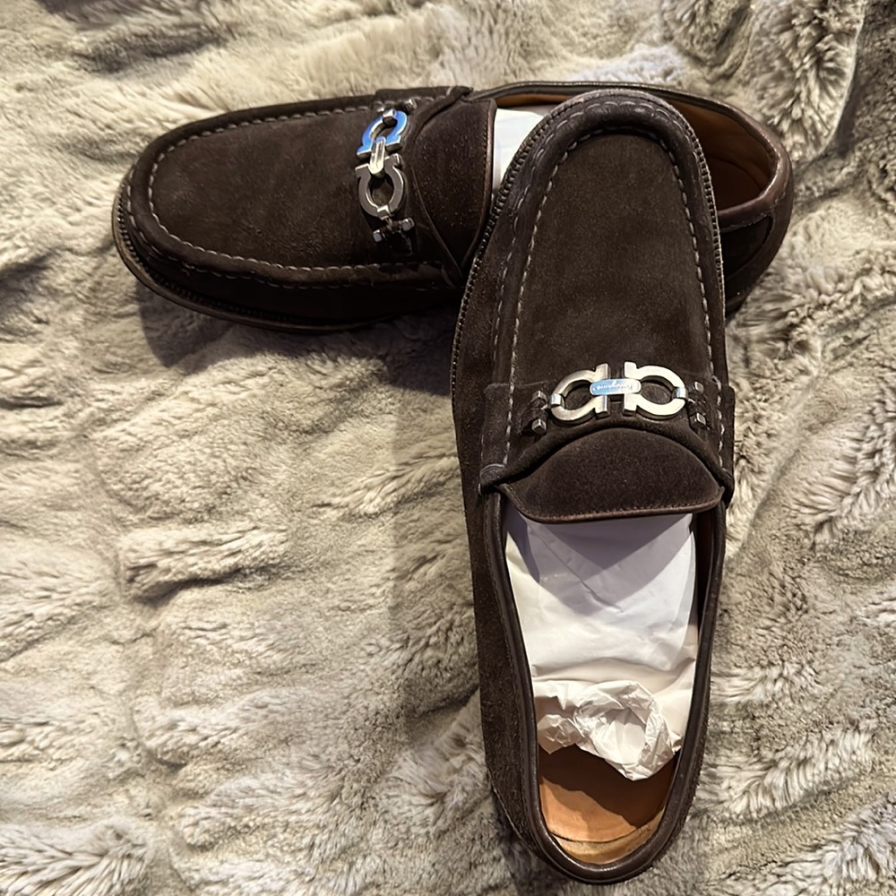 Salvatore Ferragamo Geneva 2 Chocolate Brown